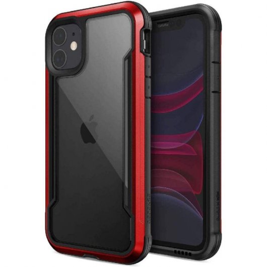 Raptic Funda Shield Roja para iPhone 11