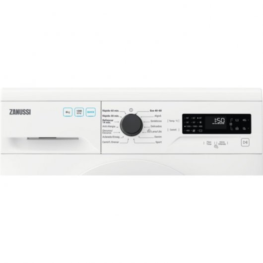 Zanussi ZWF824A5W2 Lavadora de Carga Frontal  8Kg E Blanco