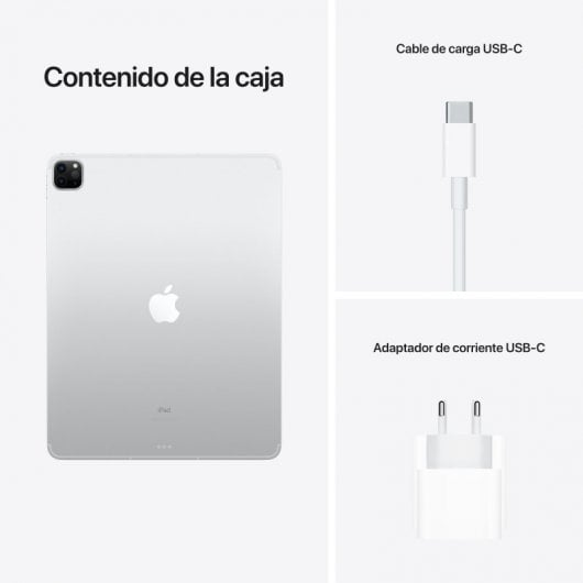 Apple iPad Pro Apple M TD-LTE & FDD-LTE 256 GB 32,8 cm (12.9") 8 GB Wi-Fi 6 (802.11ax) iPadOS 14 Silber