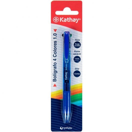 Kathay Bolígrafo Retráctil 4 en 1 Colores Surtidos