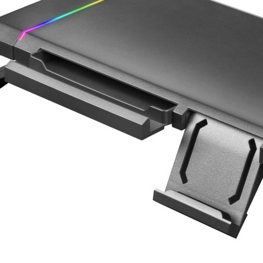 Supporto per monitor Mars Gaming MGS Premium RGB Nero