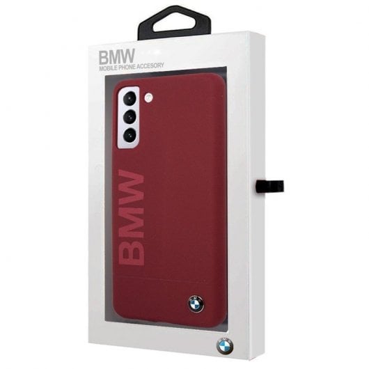 Fantastica custodia per licenza BMW Bordeaux per Samsung Galaxy S21 Plus