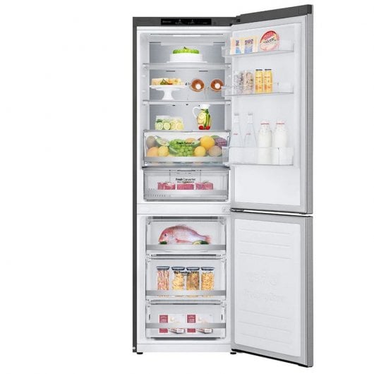 Frigorifico Combinado Lg Gbb71pzvgn 186x60 No Frost Inox Metalfresh