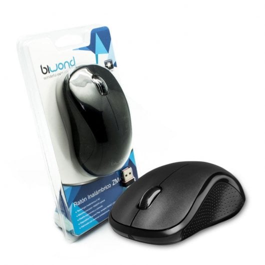 Biwond ZMax Mini Raton Inalámbrico Negro