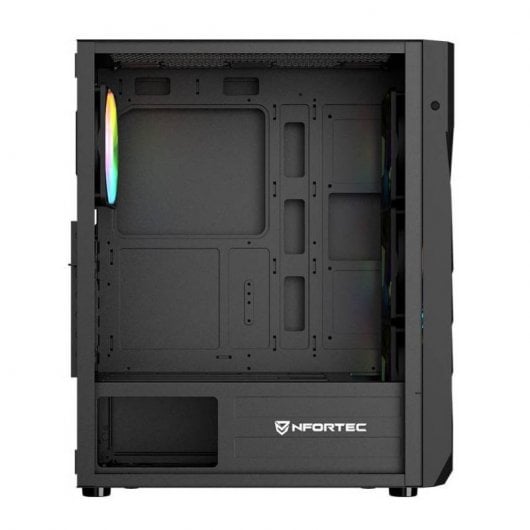 Nfortec Zetus Verre Trempé USB 3.0 ARGB Noir