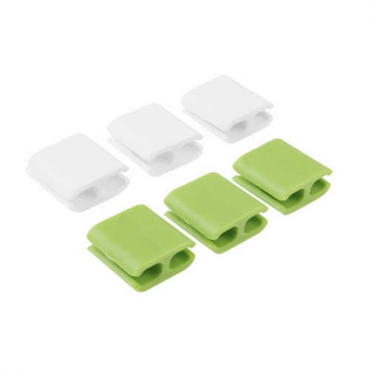 Organizador Cables Clip x6