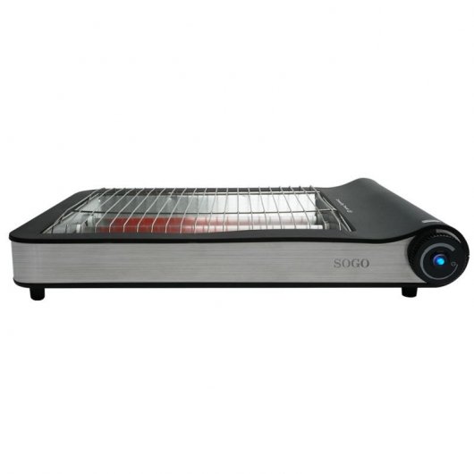 Sogo Tostadora Plana de 4 Rebanadas 950W