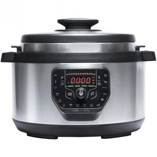 Olla Multicooker Cecotec GM H Ovall 8L 1000W Programável 19 Programas Eco Cinzento