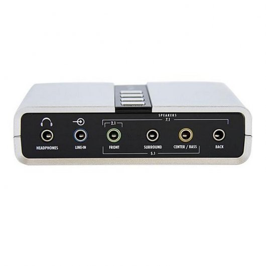 StarTech Tarjeta de Sonido Externa 7.1 USB