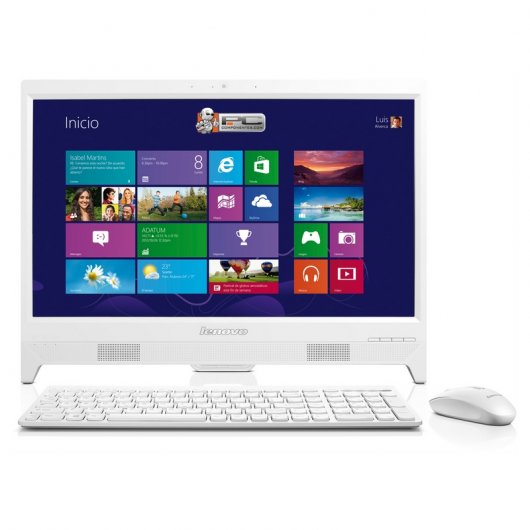 Lenovo C260 AIO Intel Celeron J1800/4GB/500GB/19.5" Blanco
