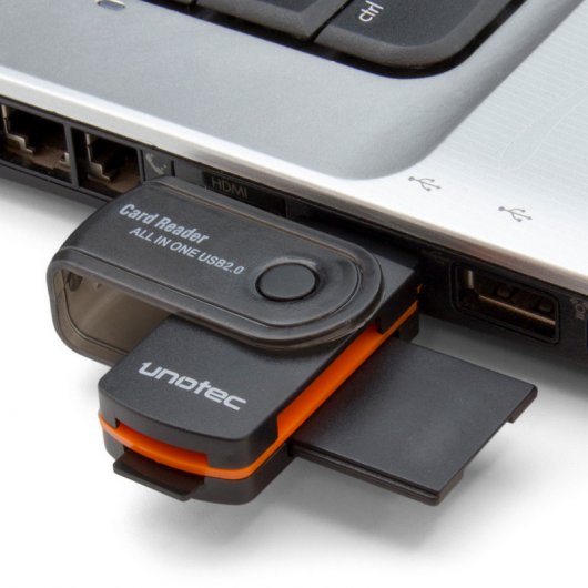 Unotec Lector USB de tarjetas SD/MicroSD