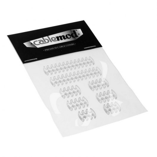 CableMod C-Series Basic Cable Comb Kit - Transparente