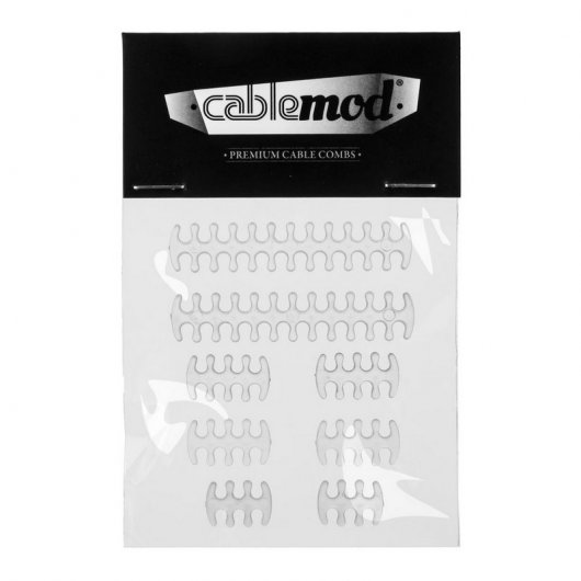 CableMod C-Series Basic Cable Comb Kit - Transparente