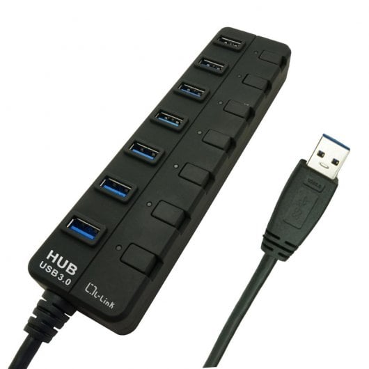 L-Link LL-UH-307 Hub 7 Puertos USB 3.0 con Alimentación