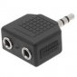 Duplicador Audio Minijack 3.5 (1xMacho/2xHembras)