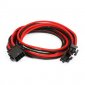 Phanteks CB8P Cable Extensión Placa Base 4+4 Pines Negro/Rojo