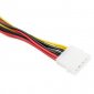 Owlotech Cable Adaptador Molex 4 Pines Macho A 2x SATA 15 Pines