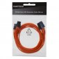 Phanteks CB8V Cable Extensión Tarjeta Gráfica 6+2 Pines Naranja