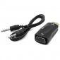 Unotec Adaptador HDMI a VGA con Audio Mini Size