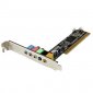 Startech Tarjeta de Sonido PCI con Sonido Envolvente Surround de 5.1 Canales