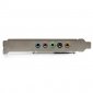 Startech Tarjeta de Sonido PCI con Sonido Envolvente Surround de 5.1 Canales