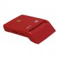 Woxter Lector de DNIe Combo Rojo