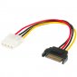 Cable adaptador SATA 15 Pines a Molex 4 Pines.