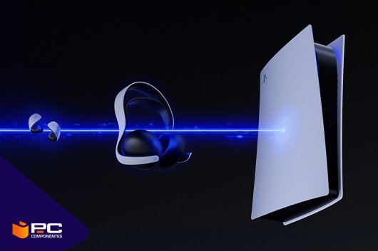 Una ilustración de cómo conectar auriculares inalámbricos a la PS5