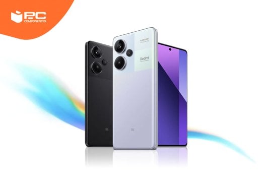 Los tres Xiaomi Redmi Note 13, 13 Pro y 13 Pro+ uno al lado del otro