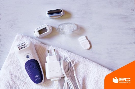 Una de las mejores depiladoras eléctricas del mercado con sus accesorios