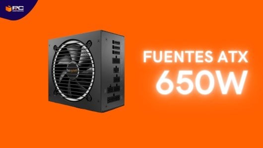 Meilleures sources d'alimentation 650W PcComponentes