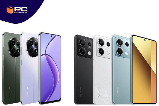 Imagen comparativa entre los Realme 12 y los Xiaomi Redmi Note 13