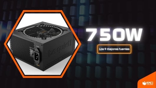 meilleures sources d'alimentation 750W PcComponentes
