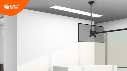 Uno de los mejores soportes de techo para tu TV instalado