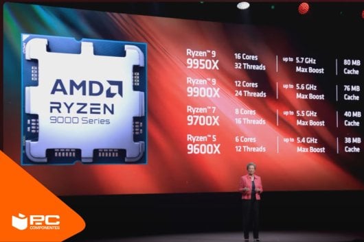 Comparaison des processeurs AMD Ryzen 9 9950X vs 7950X PcComponentes