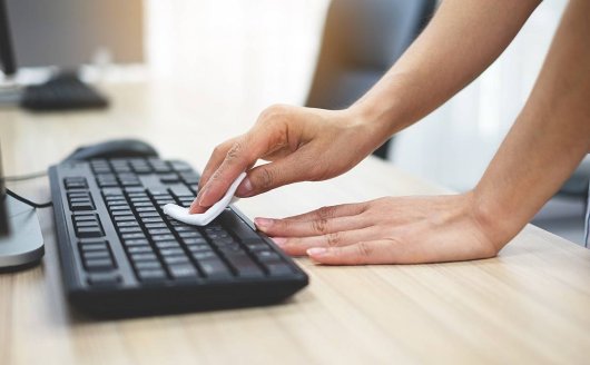 limpiar el teclado del ordenador