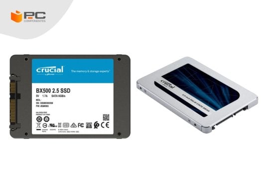 Disco duro Crucial BX500 vs MX500