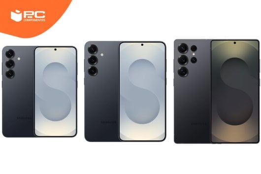 Imagen frontal y trasera de los nuevos Samsung Galaxy S25