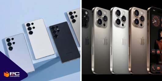 comparativa entre los samsung galaxy s25 ultra y el iphone 16 pro y pro max