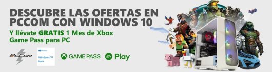 PcCom con un mes gratis de Xbox Game Pass