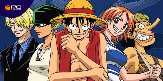 Imagen delos protagonistas del anime de One Piece