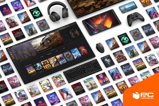 Montaje con todos los juegos que incluye Xbox Game Pass Ultimate