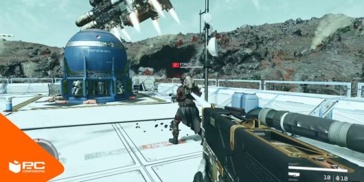 Fotograma de gameplay de Starfield