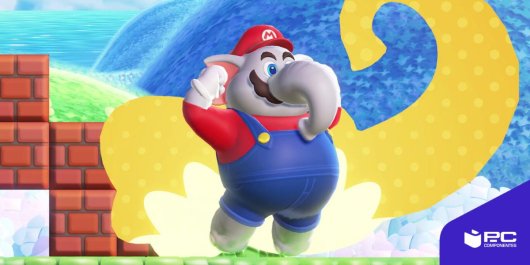 Super Mario se puede transformar en elefante con los potenciadores de Super Mario Bros. Wonder