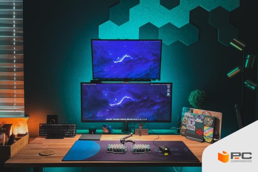 Un ejemplo de cómo conectar varios monitores a un PC con Windows