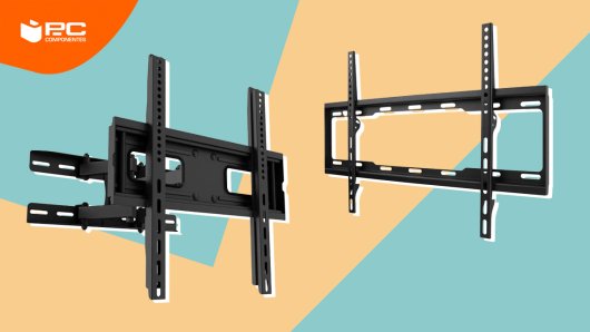 Dos tipos de soporte de pared para la tv