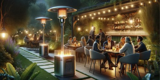 Las mejores estufas de exterior para tu jardín, terraza o negocio