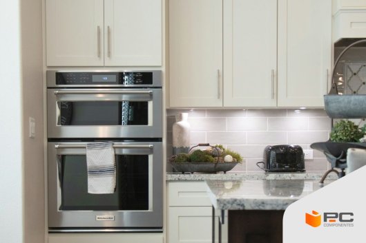 El modelo de una de las mejores marcas de horno en una cocina