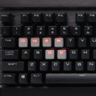 Corsair K70 Teclado Mecánico LED Rojo Cherry MX Speed
