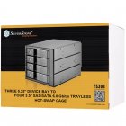 Silverstone FS304B Frontal de 5.25" Negro para 4 Discos Duros SATA 3.5"